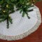 Northlight 48" Beige and Ivory Contemporary Christmas Tree Skirt